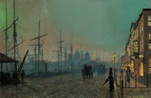 Humber Dockside, 1881 by John Atkinson Grimshaw