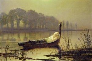 The Lady of Shalott by John Atkinson Grimshaw