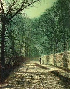 Tree Shadows on the Park Wall, Roundhay, Leeds
