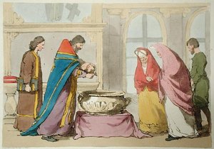 Baptism, etched by the artist