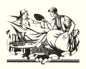Illustration for Don Juan by Lord Byron by John Austen