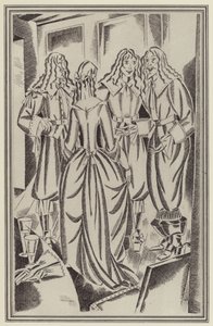 Illustration for Moll Flanders by Daniel Defoe by John Austen