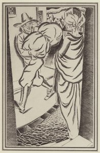 Illustration for Moll Flanders by Daniel Defoe by John Austen
