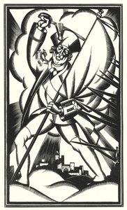 Illustration for Tristram Shandy by Laurence Sterne by John Austen
