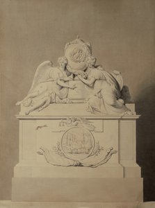 Design for the Monument to Captains Harvey and Hutt in Westminster Abbey, c.1804 by John Bacon