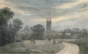 The Entrance to Oxford from London, from Recollection by John Baptist Malchair