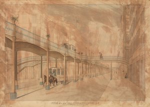 Elevated Railroad, Broadway, New York