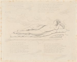 Sketch from a Statue of a Dreamer by John Bell