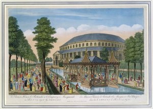 The Chinese House, the Rotunda and the Company in Masquerade in Ranelagh Gardens