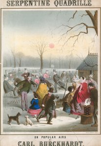 Musical Score for Serpentine Quadrille on Popular Airs by Carl Burckhardt by John Brandard