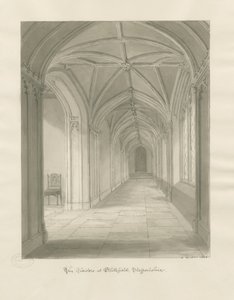 Blithfield Hall - Cloisters by John Buckler