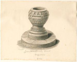 Font in Abbots Bromley Church