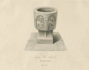 Font in Ilam Church