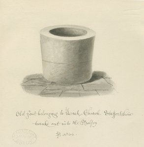 Font in Leek Church