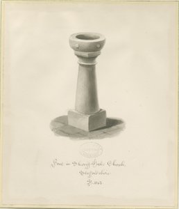 Font in Sheriffhales Church