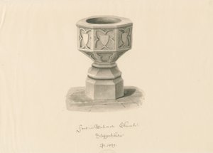 Font in Wichnor Church