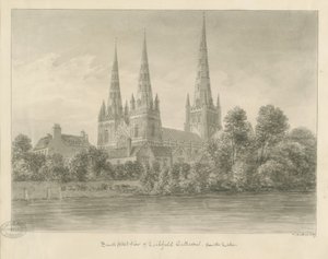 Lichfield Cathedral - South West View