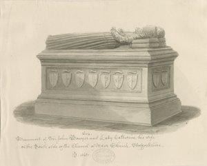 Maer Church - Monument to Sir John Bowyer and Lady Catherine