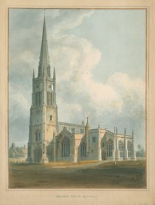Oxfordshire - Bloxham Church, 1802
