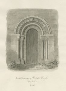Rolleston Church - North Doorway