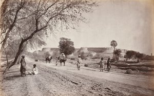 Peshawar Fort and Surroundings, from Jail, c.1862