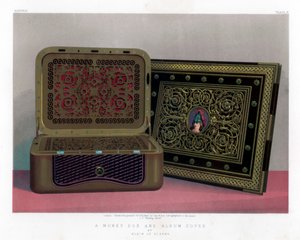 A Money Box and Album Cover, 19th century