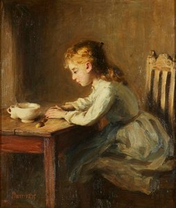 Girl at the Breakfast Table