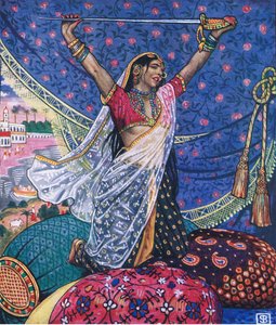 Less than the dust, illustration from The Garden of Kama (and other lyrics from India)