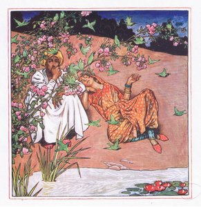 Love lightly, illustration from The Garden of Kama (and other lyrics from India)