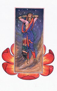 Ojira, to her lover, illustration from The Garden of Kama (and other lyrics from India)