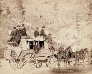 The Deadwood Coach Traveling in South Dakota by John C. H. Grabill