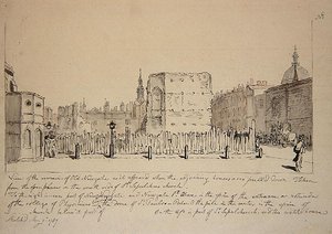 View of the Remains of Old Newgate Prison