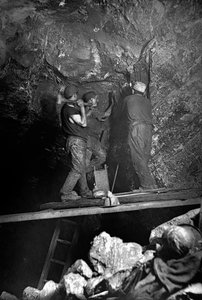 Underground Mining, Colcauth, Cornwall by John Charles Burrow