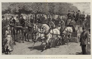 A Meet of the Four-in-Hand Club in Hyde Park by John Charlton