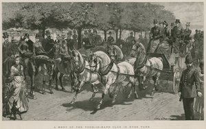 A Meet of the Four-in-Hand Club in Hyde Park, London by John Charlton