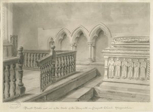 Interior of Draycott in the Moors Church
