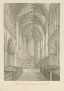 Interior of Lichfield Cathedral - Choir and Lady Chapel
