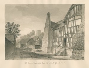 Droitwich - Dodderhill Old House: Sepia Drawing