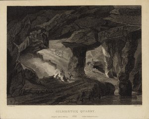 Gilmerton Quarry by John Claude Nattes