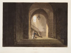 Staircase leading to the Chapel, illustration from Versailles, Paris and Saint Denis