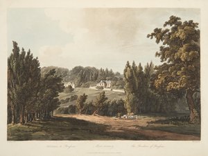 The Residence of Rousseau, illustration from Versailles, Paris and Saint Denis, published 1809