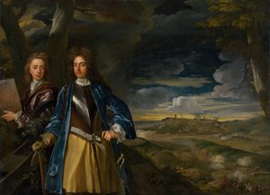 Michael Richards and John Richards at the Siege of Belgrade by John Closterman