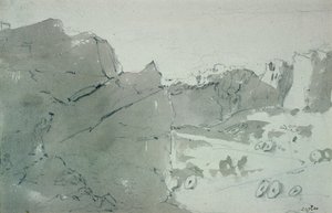 A Quarry for Mill-stones in Derbyshire, 1801