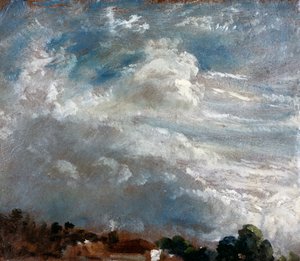 Cloud Study: Horizon of Trees by John Constable