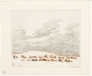 Cloud study (after Alexander Cozens