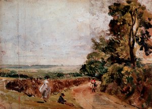 Country Road between East Bergholt and Flatford