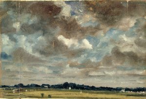 Extensive Landscape with Grey Clouds, c.1821