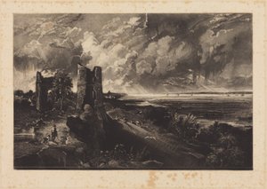 Hadleigh Castle (Small Plate) by John Constable