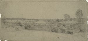Landscape with a view of Dedham Vale seen from Langham by John Constable