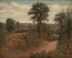 Lane near Dedham by John Constable